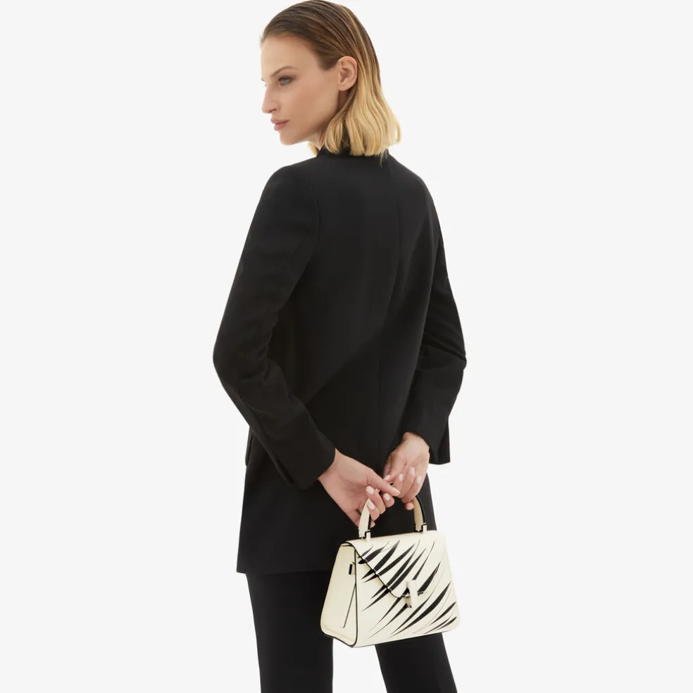 Iside Graffio Top Handle Mini Bag