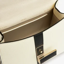 Iside Intarsia Line Top Handle Mini Bag