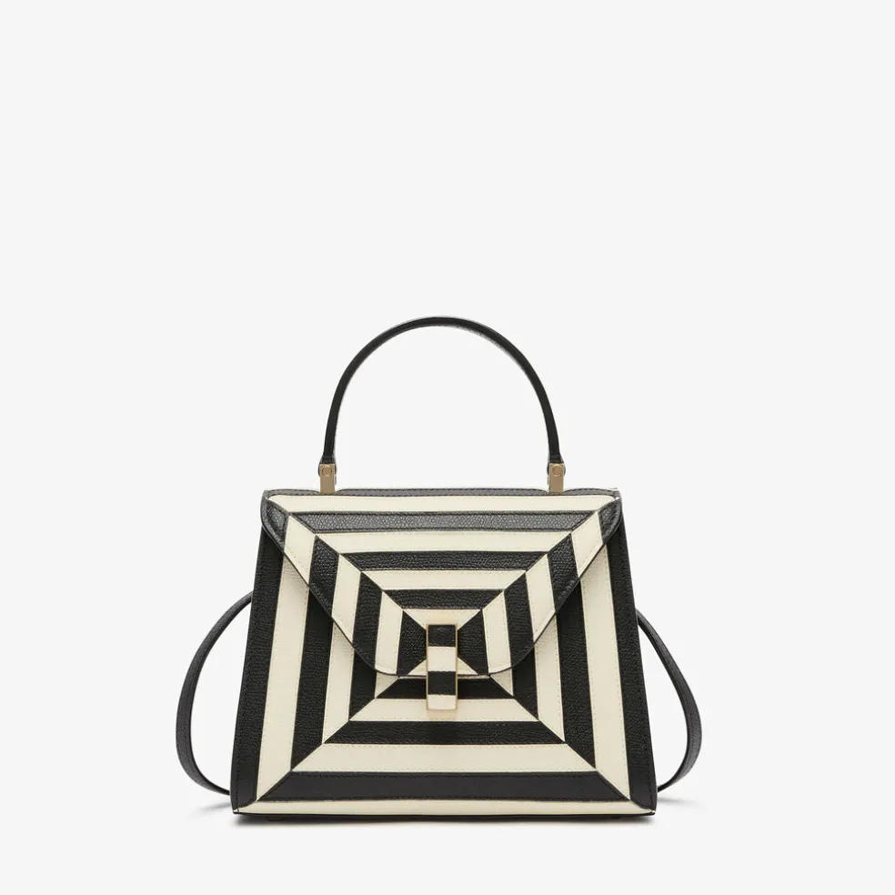 Iside Intarsia Optical Top Handle Mini Bag