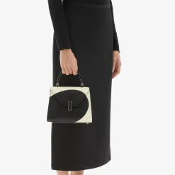 Iside Intarsia Pebble Top Handle Mini Bag