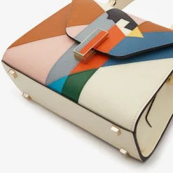 Iside Intarsia Volti Crossbody Micro Bag