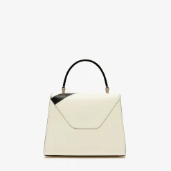 Iside Intarsia V-Stripes Top Handle Mini Bag