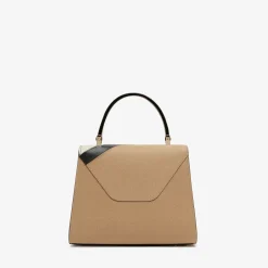 Iside Intarsia V-Stripes Top Handle Mini Bag