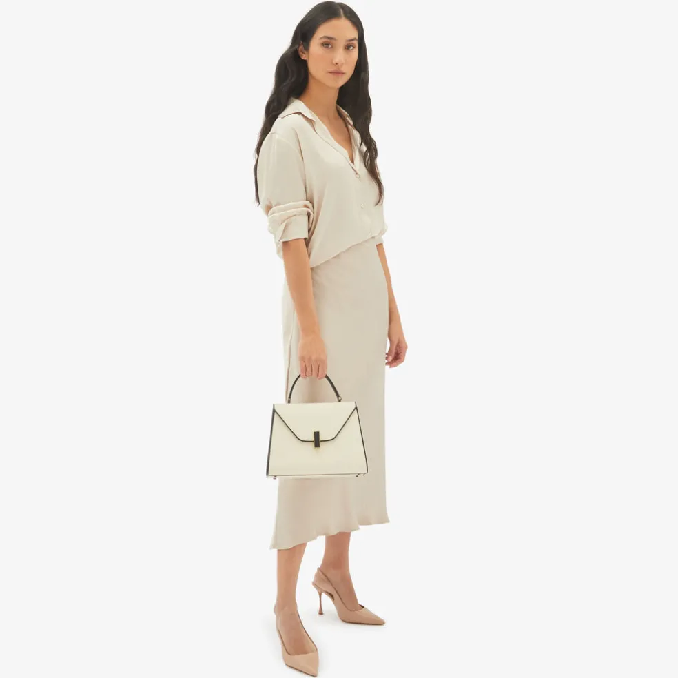 Medium Iside Chiaroscuro Top Handle Bag