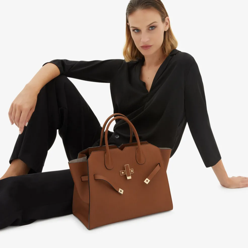 Milano Two Handles Medium Bag