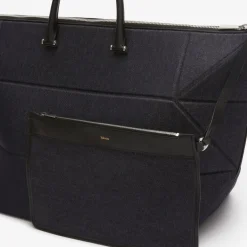 Polyhedral Weekender Denim Travel Bag