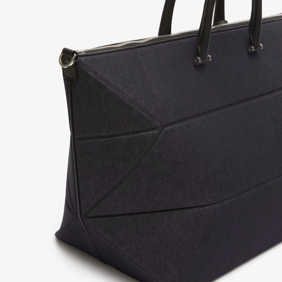 Polyhedral Weekender Denim Travel Bag