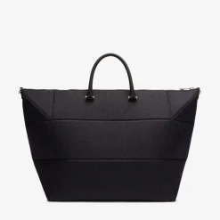 Polyhedral Weekender Denim Travel Bag