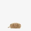 Shearling Glasses Case With Lanyard