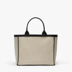 Soft Canvas V Tote Mini Bag