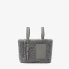 Soft Shearling Bucket Micro Bag