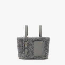 Soft Shearling Bucket Micro Bag