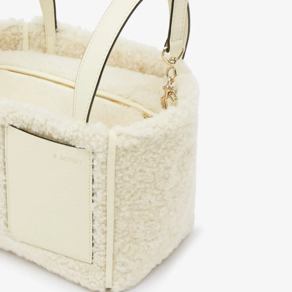 Soft Shearling Bucket Micro Bag