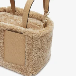 Soft Shearling Bucket Micro Bag