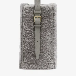 Soft Shearling Bucket Mini Bag
