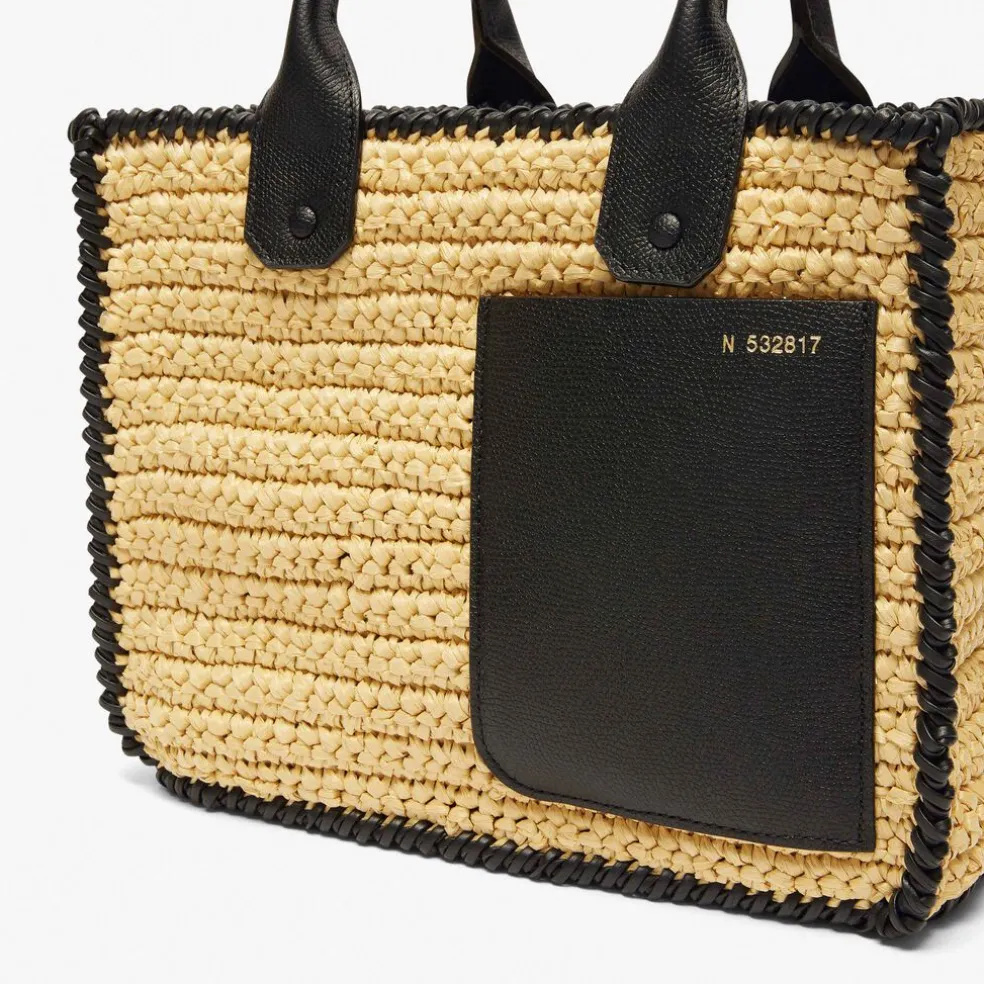 Soft Tote Raffia Crochet Mini Bag